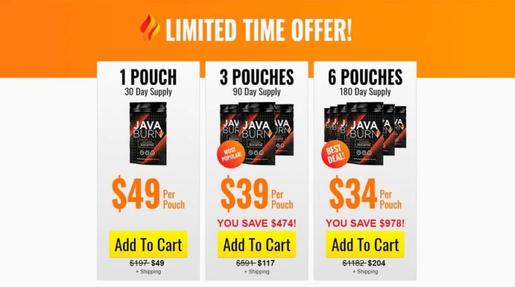 Java Burn price